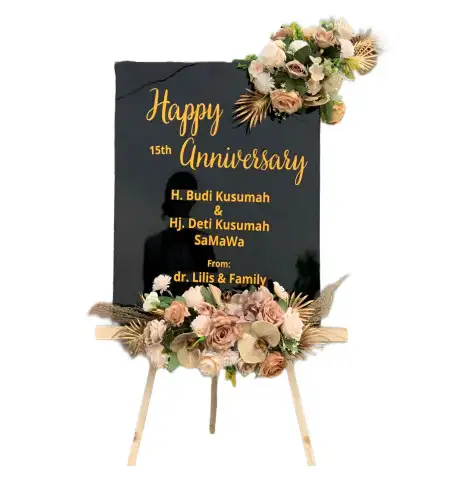 Papan Bunga Akrilik Suka Maju